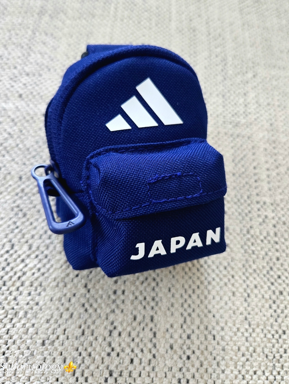 NWT Adidas Mini Backpack Pouch Keychain With Tote Bag- Blue